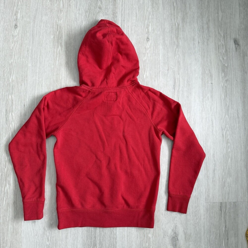 Roots Canada Hoodie Sweatshirt Unisex XXS Pullover Red EUC - Picture 2 of 11
